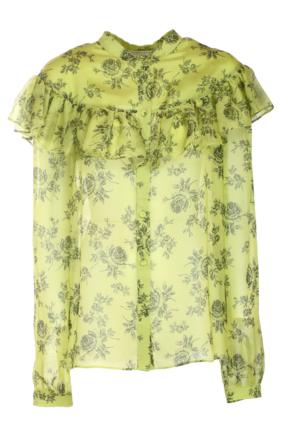 shop PHILOSOPHY Saldi Camicia: Philosophy blusa in seta con stampa floreale.
Chiusura con bottoni.
Maniche lunghe
Vestibilità regular.
Spalline a sbuffo.
Composizione: 100% seta.
Fabbricato in Ungheria.. 0221 0755-A1410 number 1691688